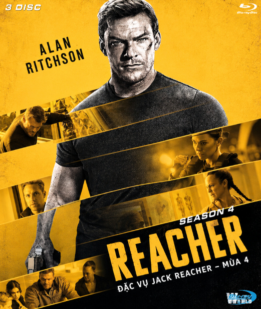 B7006.REACHER - SEASON 4  2026  ĐẶC VỤ JACK REACHER - MÙA 4   2D25G  (AC3 640 - ATMOS 5.1) 3DISC